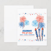 4th of july  (Front/Back)