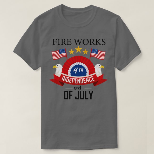 4th of july (12) T-Shirt (Design Front)