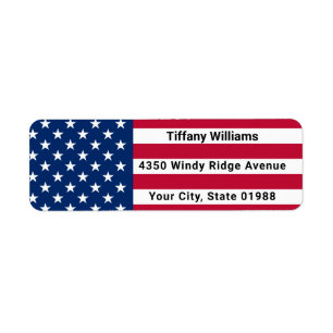 4th of July 1776 Independence Day  Label