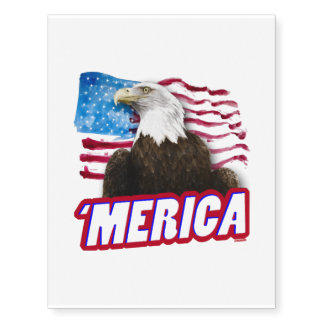 4th Of July 1776 Independence Day Temporary Tattoos