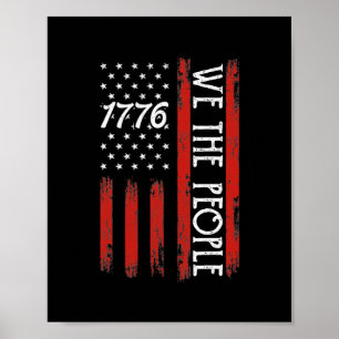 4th Of July 1776 s For Men We The People American Poster