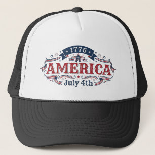 4th of July 1776  Trucker Hat