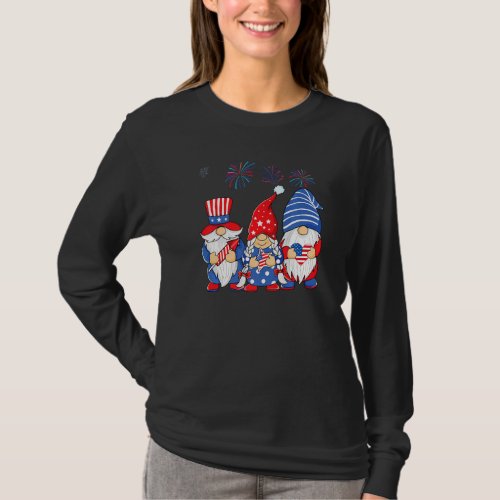 4th Of July 2022 Patriotic Gnomes  American Usa  1 T_Shirt