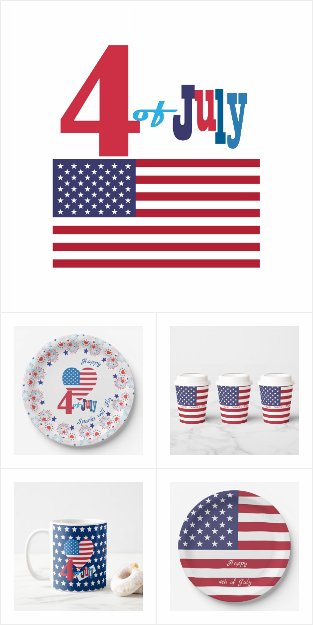 4th Of July & 2023 Summer Party Gifts Accessories