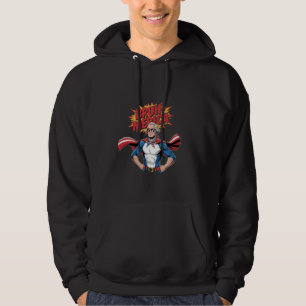 4th of July 2025 George Washington Bruh. Boys USA Hoodie