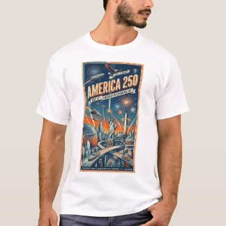4th of july 250 year independence day retro T-Shirt