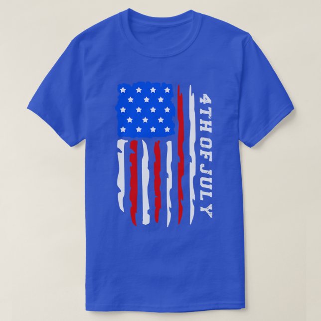 4th of july (2) T-Shirt (Design Front)