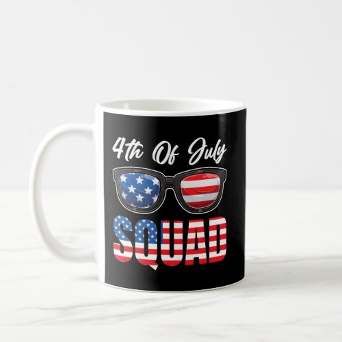4Th Of July 4Th Of July Squad American Flag Coffee Mug