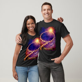 4th of July 50 Stars 250 Years USA Party Unisex T-Shirt