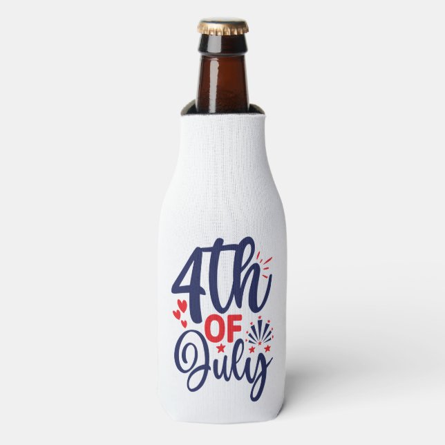 4th of July-68826 Bottle Cooler (Bottle Front)