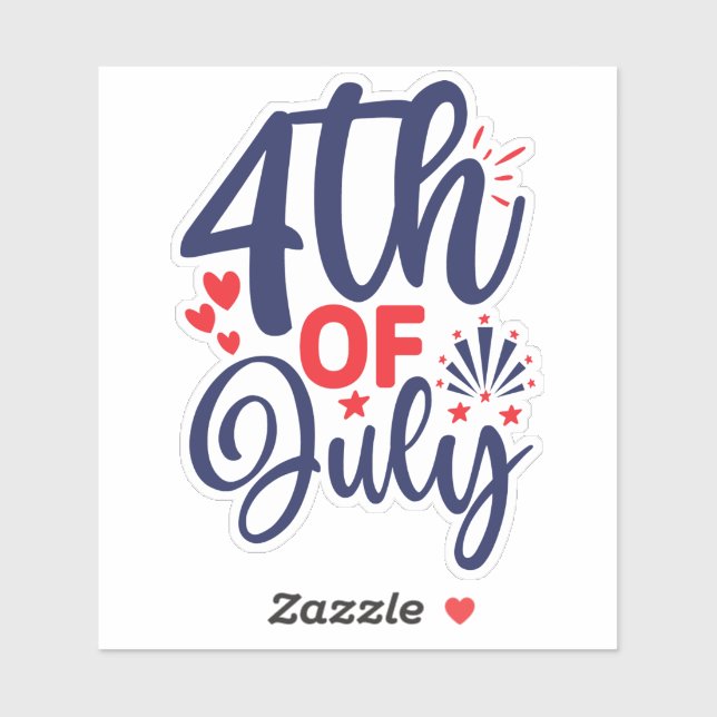 4th of July-68826 Sticker (Sheet)