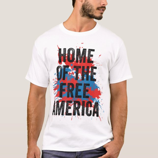 4th of July America T-Shirt (Front)