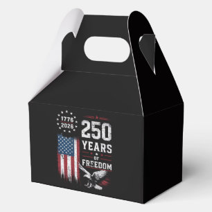 4th of July America US Flag Patriotic Favor Boxes