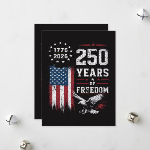 4th of July America US Flag Patriotic Holiday Card