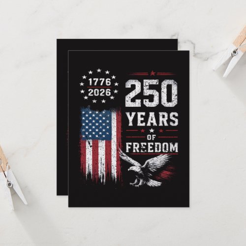 4th of July America US Flag Patriotic  Invitation