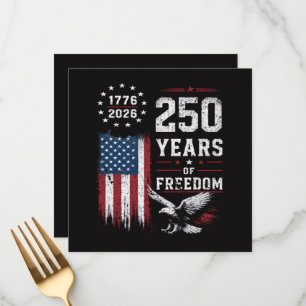 4th of July America US Flag Patriotic Menu