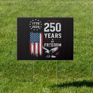 4th of July America US Flag Patriotic Sign