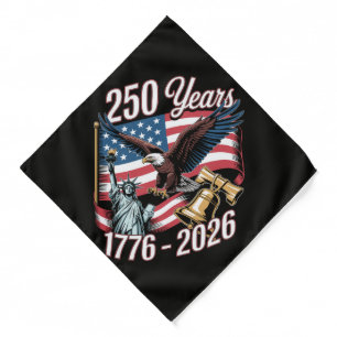 4th of July America US Patriotic Eagle Bandana