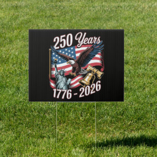 4th of July America US Patriotic Eagle Sign