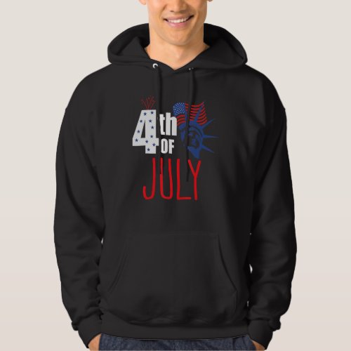 4th Of July America Usa Freedom Independence Day J Hoodie
