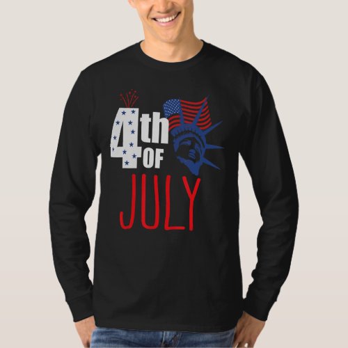 4th Of July America Usa Freedom Independence Day J T_Shirt