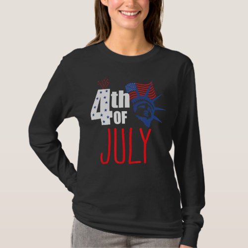 4th Of July America Usa Freedom Independence Day J T_Shirt