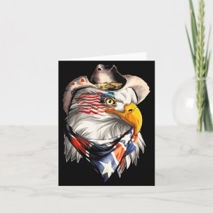 4th Of July American Eagle Flag Independence Day Card
