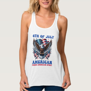 4th Of July American Eagle Sublimation-61001 Tank Top