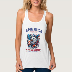 4th of July American Eagle Sublimation-61901 Tank Top