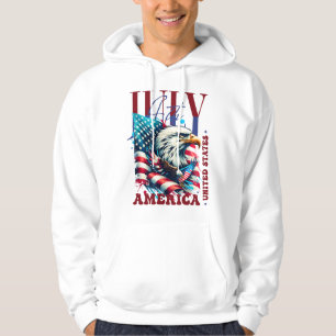 4th of July American Eagle Sublimation-61904 Hoodie