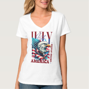 4th of July American Eagle Sublimation-61904 T-Shirt