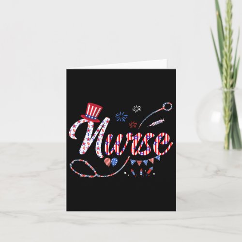 4th Of July American Flag Independence Day  Card