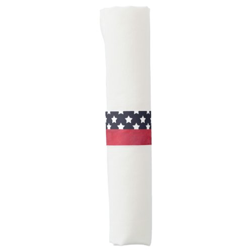 4th of July American Flag Independence Day Napkin Bands