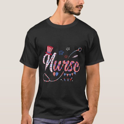 4th Of July American Flag Independence Day  T_Shirt