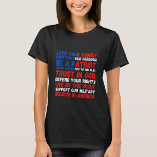 4th of July American Flag Patriotic 1776_2 T-Shirt