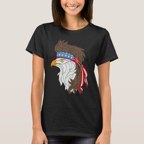 4th Of July American Flag Patriotic Eagle Usa T_Shirt