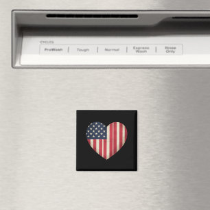 4th of July American Flag Patriotic USA Star Strip Magnet