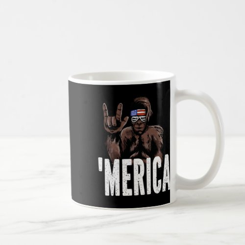 4th Of July American Independence Day Asl Merica  Coffee Mug