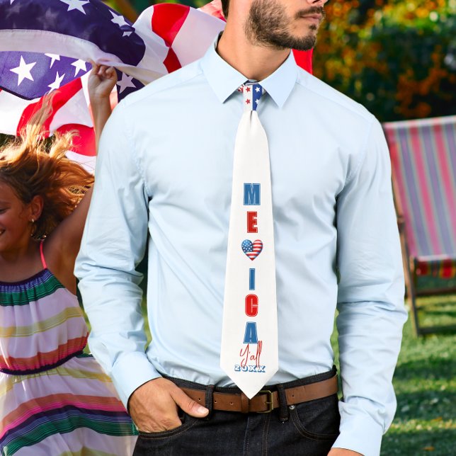 4th Of July American Independence Day  Neck Tie (Creator Uploaded)