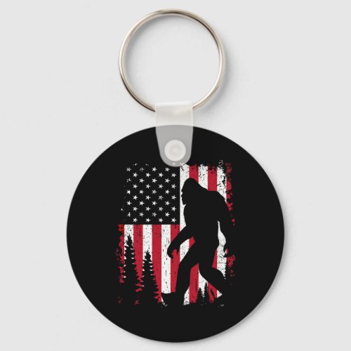 4th Of July American Usa Flag Patriotic Kids  Keychain