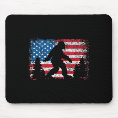 4th Of July American Usa Flag Patriotic Kids Mens  Mouse Pad