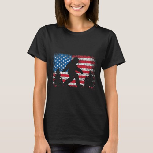 4th Of July American Usa Flag Patriotic Kids Mens  T_Shirt