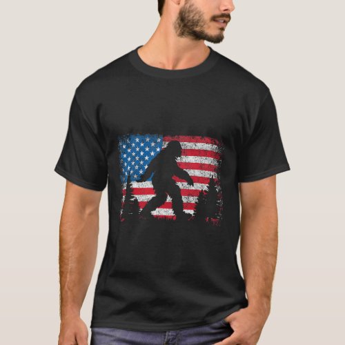 4th Of July American Usa Flag Patriotic Kids Mens  T_Shirt