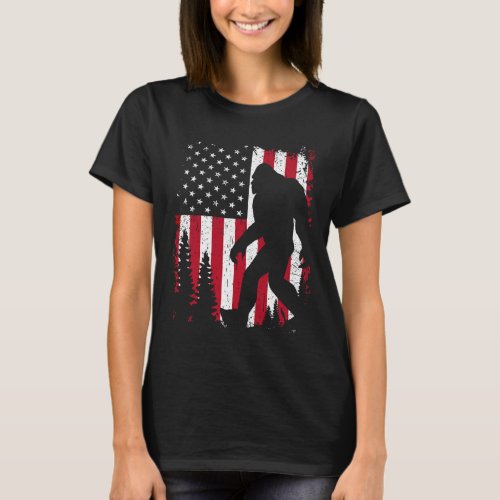 4th Of July American Usa Flag Patriotic Kids  T_Shirt