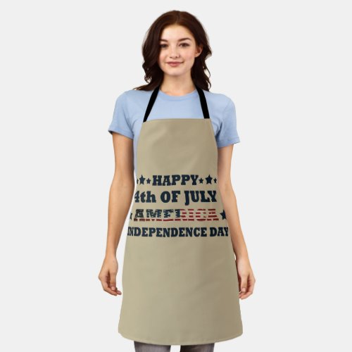 4th of july apron