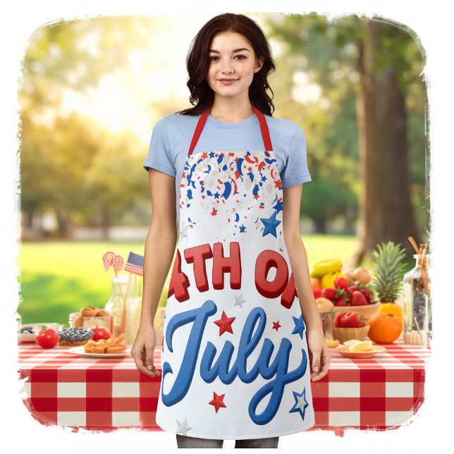 4th of July Apron (Creator Uploaded)