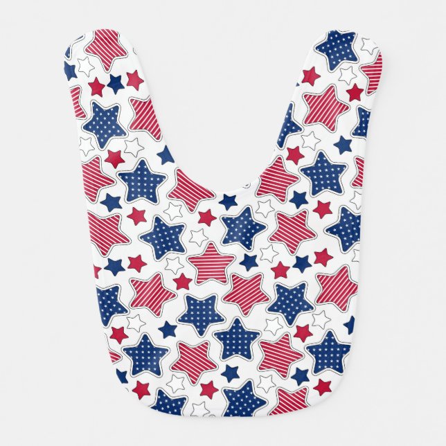 4th Of July Baby Bib (Front)
