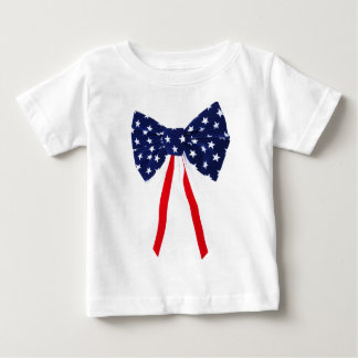 4th of July Baby Bow Shirt