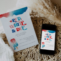4th of July Baby Shower Invitation