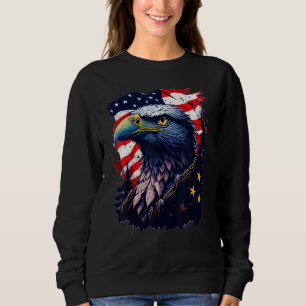 4th Of July Bald Eagle American US Flag Country 4t Sweatshirt